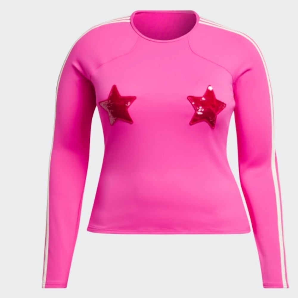 ADIDAS x IVY PARK Paradise Sequin Star Rash Guard